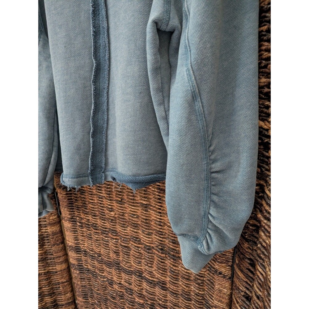 Hard Tail Forever Sweatshirt Women's Large Blue Slouchy Oversized Loungewear Boh - Picture 3 of 8
